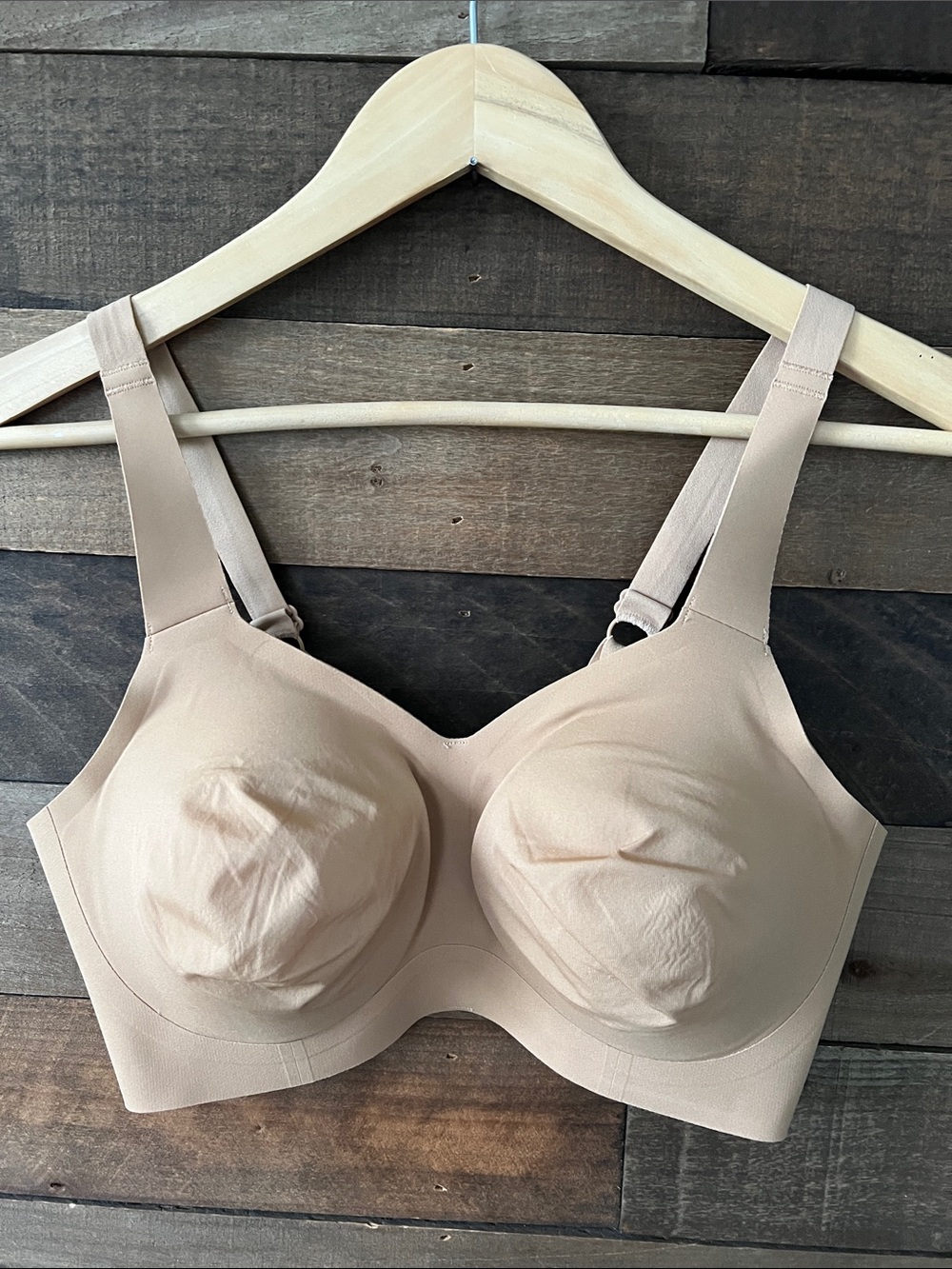 Evelyn & Bobbie Women's Beyond Bra in Mica Tan Size Medium - Picture 2 of 8
